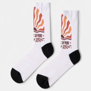 Sonniger Gemütszustand Sunburst: Sommer inspiriert Socken