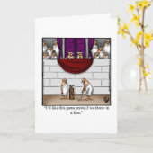 Sonniger Golftag 17. Januar Grußkarte Karte (Gelbe Blume)