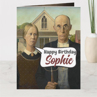 Sonniger grauenhafter Geburtstag Karte