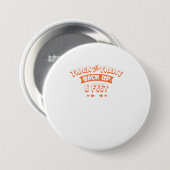 Sonniger Halloween Trick oder Treat Back Up 6 Mete Button (Vorne & Hinten)