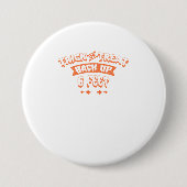 Sonniger Halloween Trick oder Treat Back Up 6 Mete Button (Vorderseite)