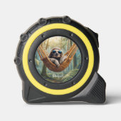 Sonniger Hang mit Sonnenbrille in einer Hängematte Maßband (Vorderseite)