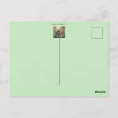 Sonniger Hang mit Sonnenbrille in einer Hängematte Postkarte (Rückseite)