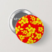 Sonniger Hawaiianer Button (Vorne & Hinten)