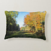 Sonniger Herbstspaziergang - Personalisiert Dekokissen (Rückseite)