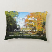 Sonniger Herbstspaziergang - Personalisiert Dekokissen