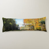 Sonniger Herbstspaziergang - Personalisiert Seitenschläferkissen