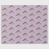 Sonniger Hintern Schwanz Funny Niedlich Osterfrühl Geschenkpapier (Flach)