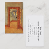 Sonniger Impressionist Innenanna Ancher der Visitenkarte (Vorne/Hinten)