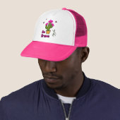 Sonniger Kaktus mit Blume Truckerkappe (Beispiel)