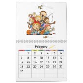 Sonniger Kalender für Kinder - Blaue Kinderkalende (Feb 2027)