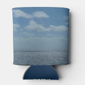 Sonniger karibischer Ozean Dosenkühler (Rückseite)