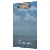 Sonniger karibischer Ozean Klemmbrett (Links)