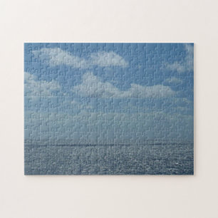 Sonniger karibischer Ozean Puzzle