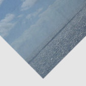 Sonniger karibischer Ozean Seidenpapier (Ausschnitt)