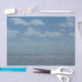 Sonniger karibischer Ozean Seidenpapier (Handwerk)