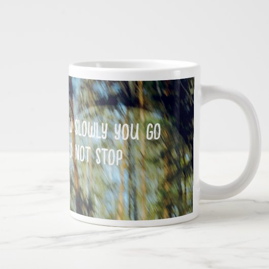 Sonniger Kiefernwald Jumbo-Tasse (Rechts)