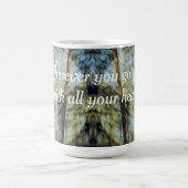 Sonniger Kiefernwald Kaffeetasse (Mittel)