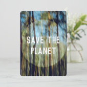 Sonniger Kiefernwald Karte (Stehend Vorderseite)