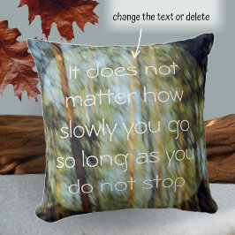 Sonniger Kiefernwald Kissen