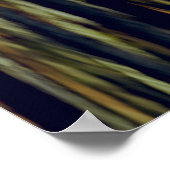 Sonniger Kiefernwald Poster (Ecke)