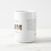 Sonniger Muttertag 3 Foto Collage Funy Letter Kaffeetasse (Mittel)