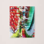 Sonniger Nachmittag am Karussell Puzzle (Vertikal)