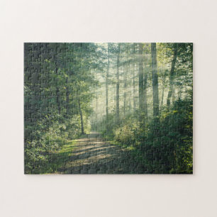 Sonniger Oktober-Morgen in Hamburg Puzzle