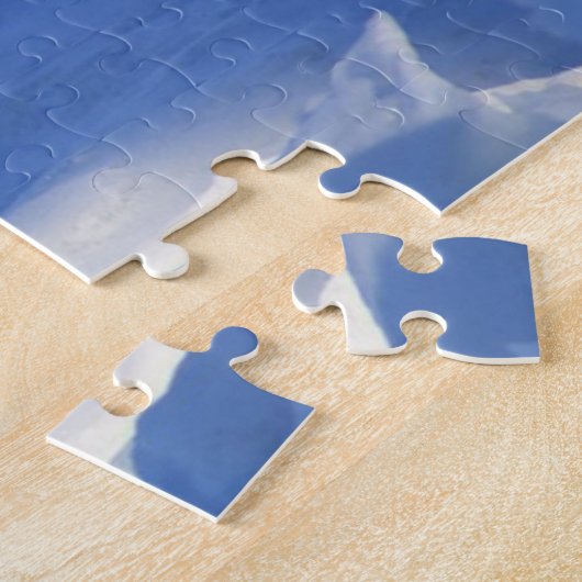 Sonniger Pinguin auf Eis-Foto Puzzle (Seite)