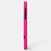 Sonniger Pinguin, personalisierter Gepäckanhänger Case-Mate iPhone Hülle (Hinten/Links)