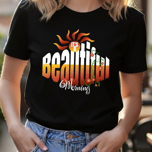 Sonniger Positiver Botschaft Süß T-Shirt