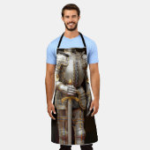 Sonniger Ritter in glänzender Rüstung Schürze (Getragen)