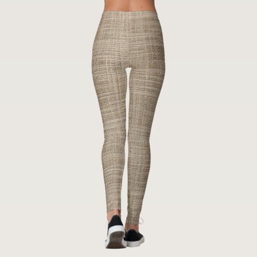 Sonniger Sackhintergrund Leggings (Rückseite)