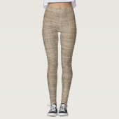 Sonniger Sackhintergrund Leggings (Vorderseite)