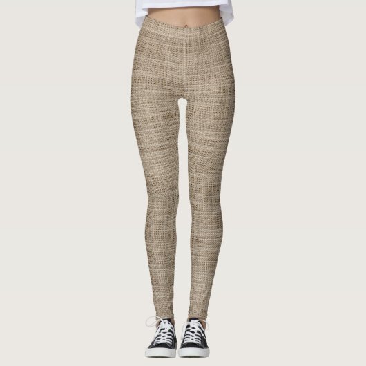 Sonniger Sackhintergrund Leggings (Vorderseite)