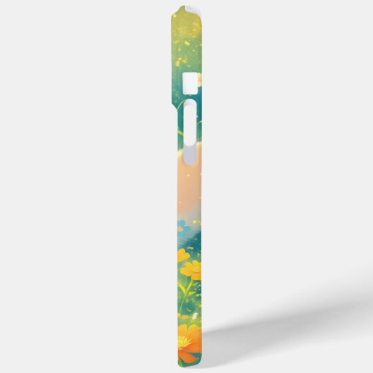 Sonniger Schlummer unter den Blüten Case-Mate iPhone Hülle (Rückseite / Links)