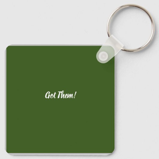 Sonniger Schlüsselanhänger (Rückseite)