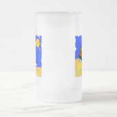 "Sonniger Schuh" durch Katie Sieger 08.03.09 Mattglas Bierglas (Mittel)