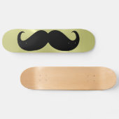 Sonniger schwarzer Schnurrbart 10 Skateboard (Horizontal)