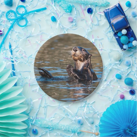 Sonniger Seeotter Pappteller (Party)