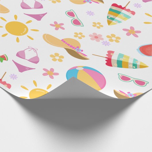 Sonniger Sommer Geschenkpapier (Ecke)