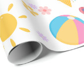 Sonniger Sommer Geschenkpapier (Rolleneckpunkt)