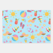 Sonniger Sommer Geschenkpapier Set (Vorderseite 2)