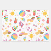 Sonniger Sommer Geschenkpapier Set (Vorderseite)