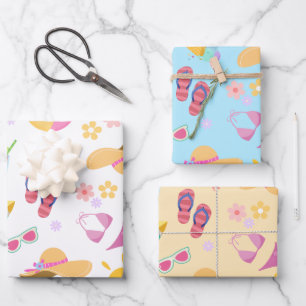 Sonniger Sommer Geschenkpapier Set