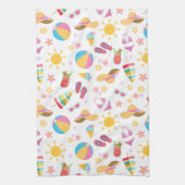 Sonniger Sommer Geschirrtuch (Vertikal)