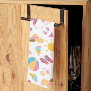 Sonniger Sommer Geschirrtuch