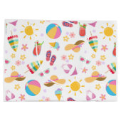 Sonniger Sommer Große Geschenktüte (Rückseite)