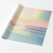 Sonniger Sommer mit tropischer Sonne Geschenkpapier (Ungerollt)