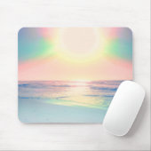 Sonniger Sommer mit tropischer Sonne Mousepad (Mit Mouse)